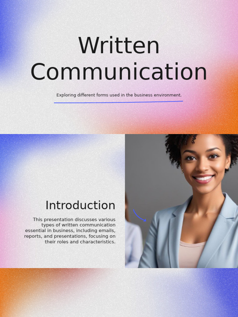 Essential Written Communication in Business | PDF | Communication ...