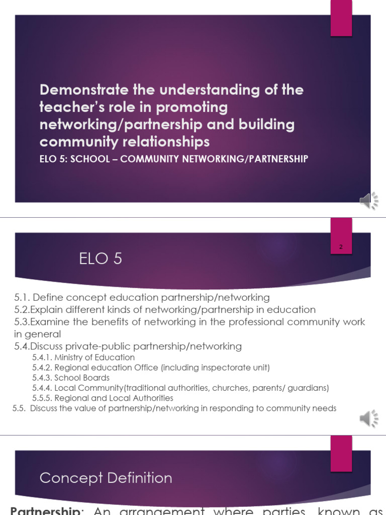 Enhancing School-Community Partnerships | PDF | Schools | Learning