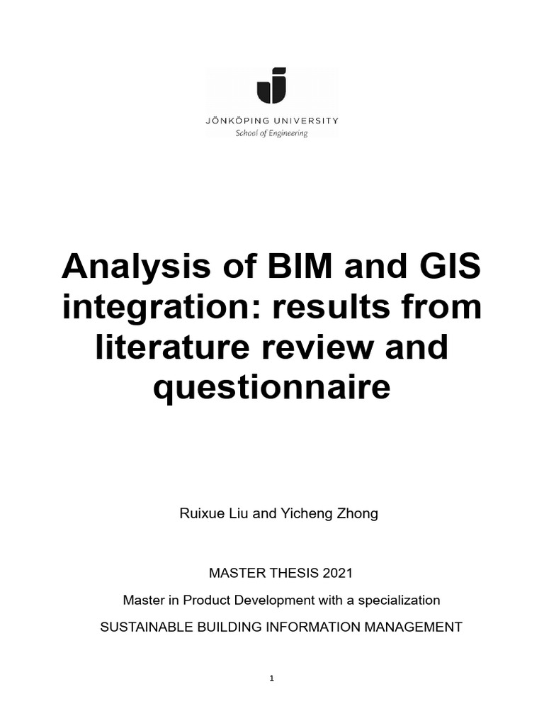 BIM-GIS Integration Analysis and Challenges | PDF | Geographic ...
