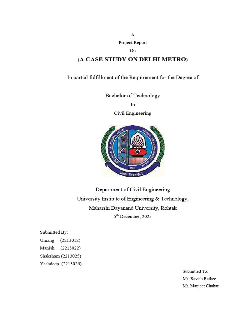 Manish Group | PDF | Thesis | Academia