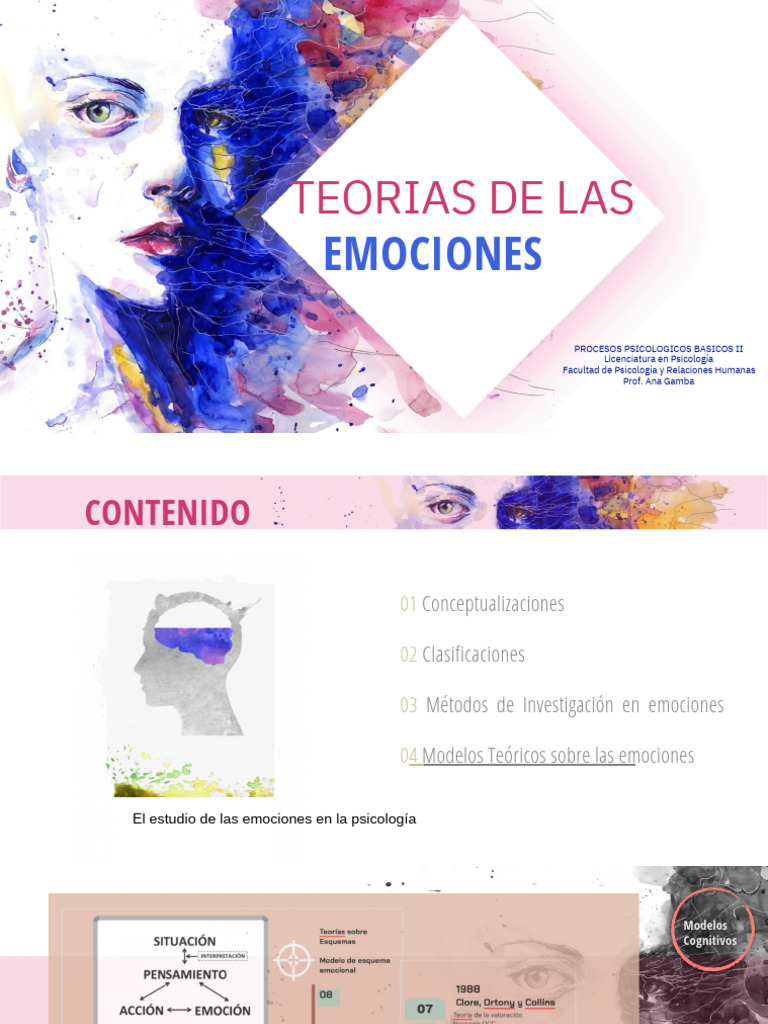 Modelos Teóricos de Emociones II - PBII UAI 2020 PDF | PDF | Las ...