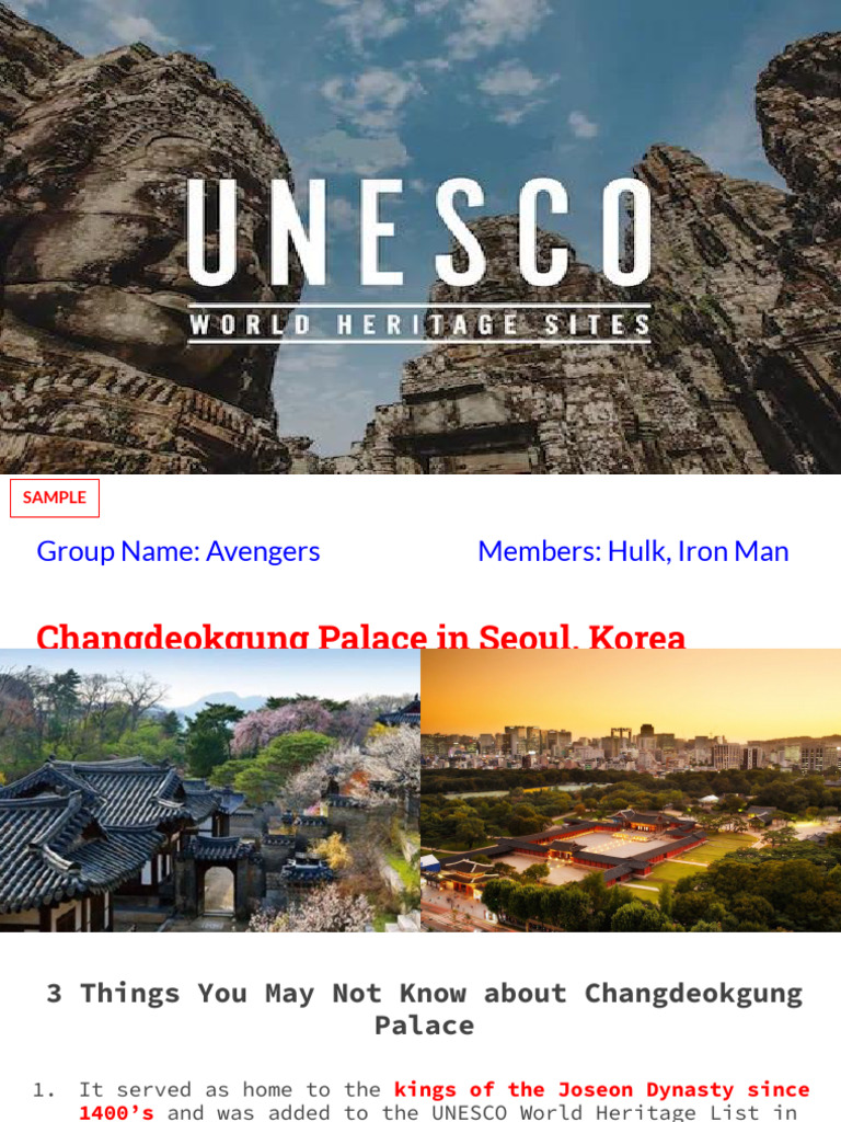 World Heritage Sites Around The World | PDF