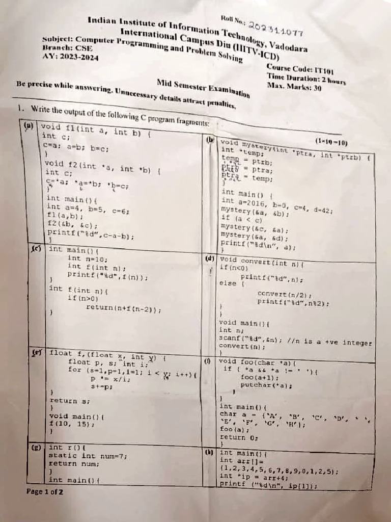 C Programming Problem Solving Guide | PDF | Computer Science | Arithmetic