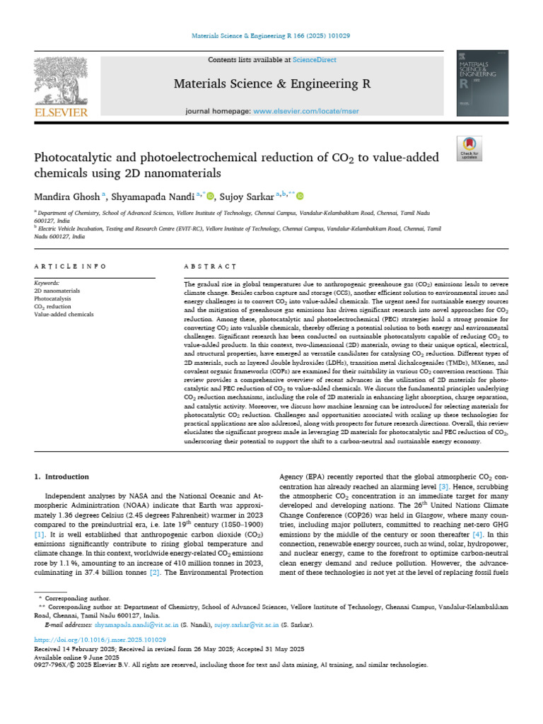 Photocatalytic and Photoelectrochemical Reduction of CO2 to Value-Added ...