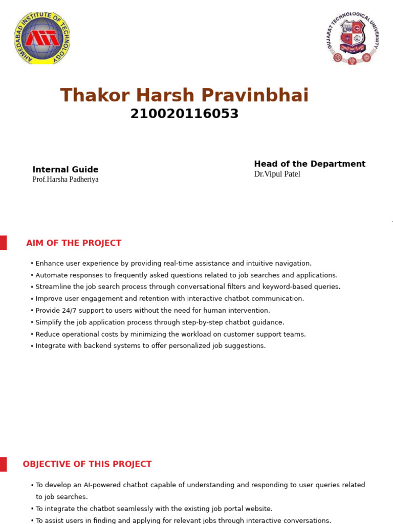 Harsh Project Ppt | PDF | Usability | Automation
