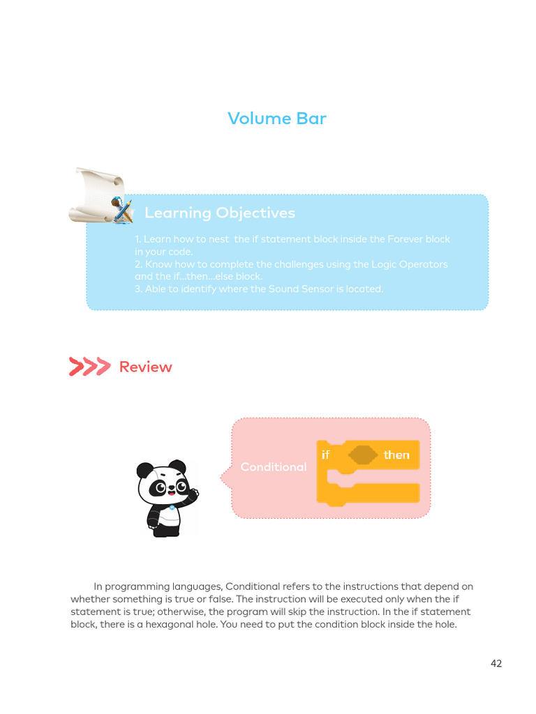 Lesson 09 Volume Bar_Sheet | PDF | Boolean Data Type