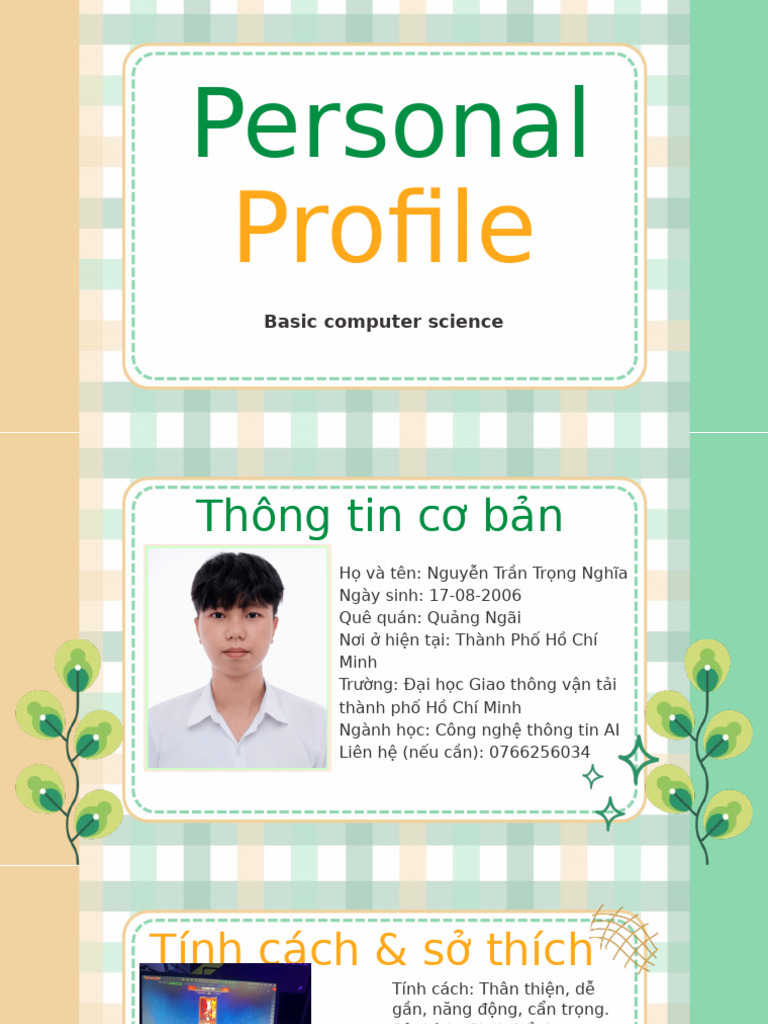 Personal: Profile | PDF