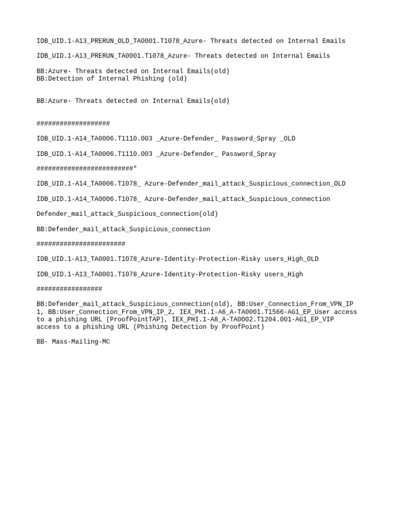 Rule For M365 | PDF