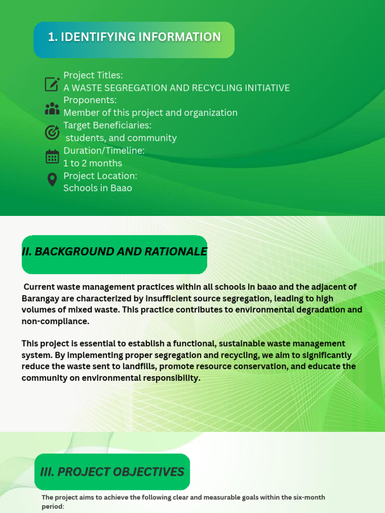 Waste Segregation & Recycling Project | PDF | Recycling | Waste