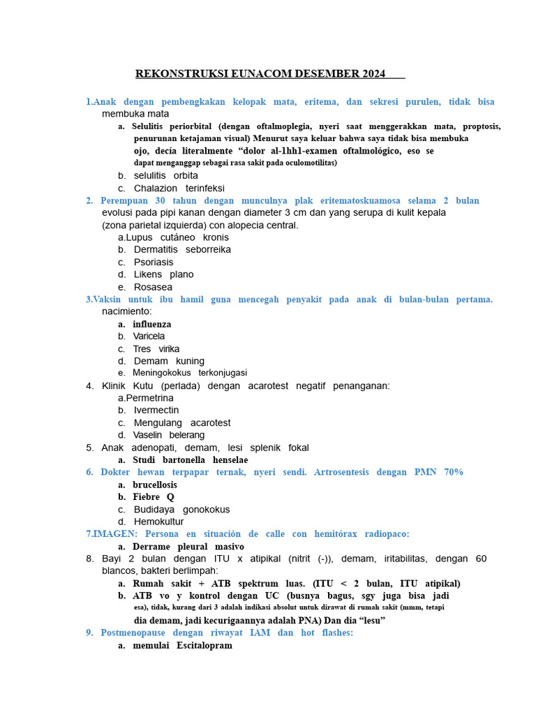 Panduan Diagnostik dan Terapi Medis 2024 | PDF