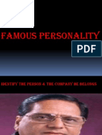 Famous Personality