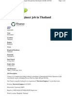 Electrical Engineer Job in Thailand: Apply