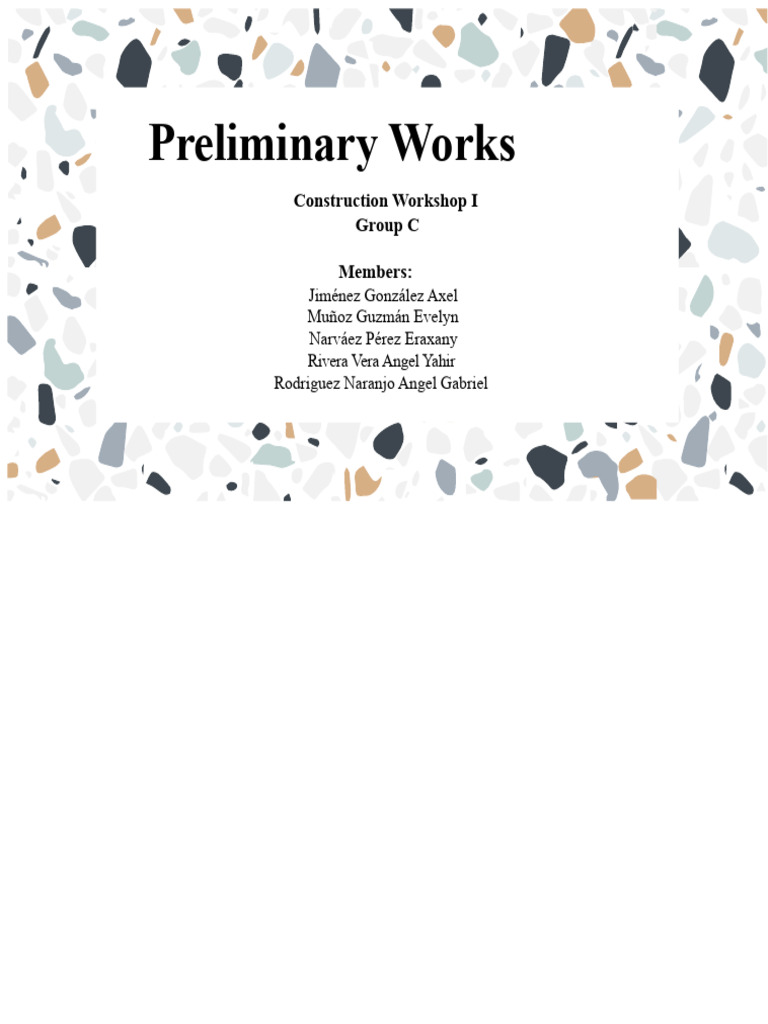 Construction Preliminary Works Overview | PDF | Loader (Equipment ...