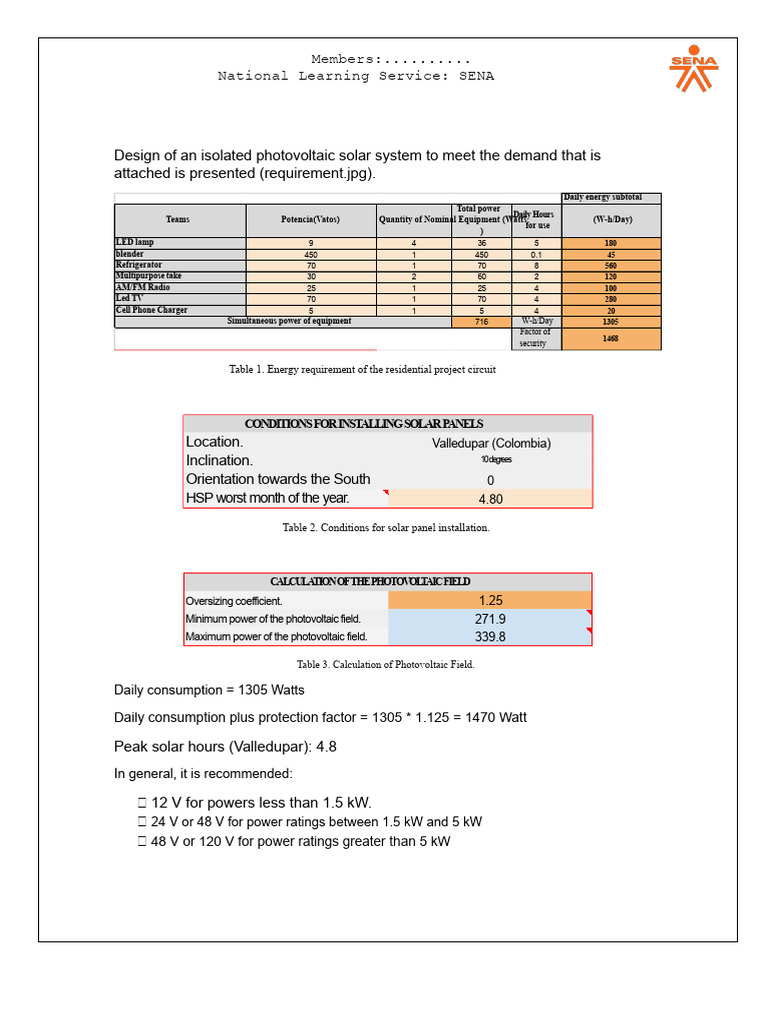 Designing an Off-Grid Solar System | PDF | Photovoltaic System ...