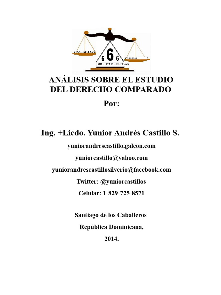 Análise do Direito Comparado: Fundamentos e História | PDF | Xaria ...