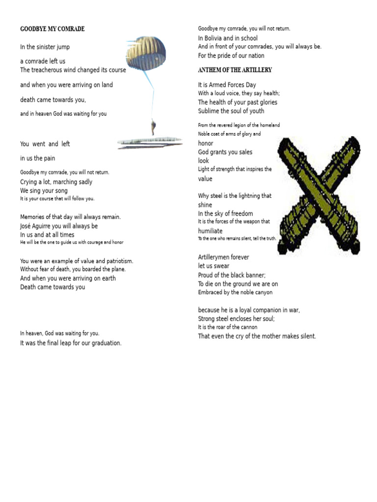 Goodbye My Comrade | PDF