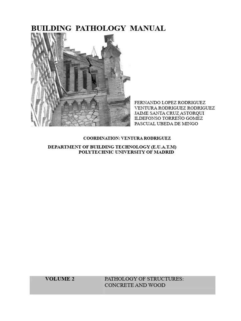 Building Pathology: Concrete & Wood | PDF | Concrete | Bending