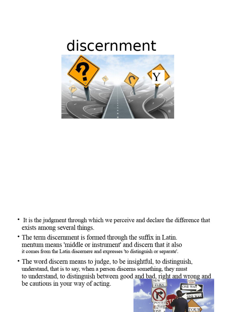 Understanding Discernment: Definition & Examples | PDF