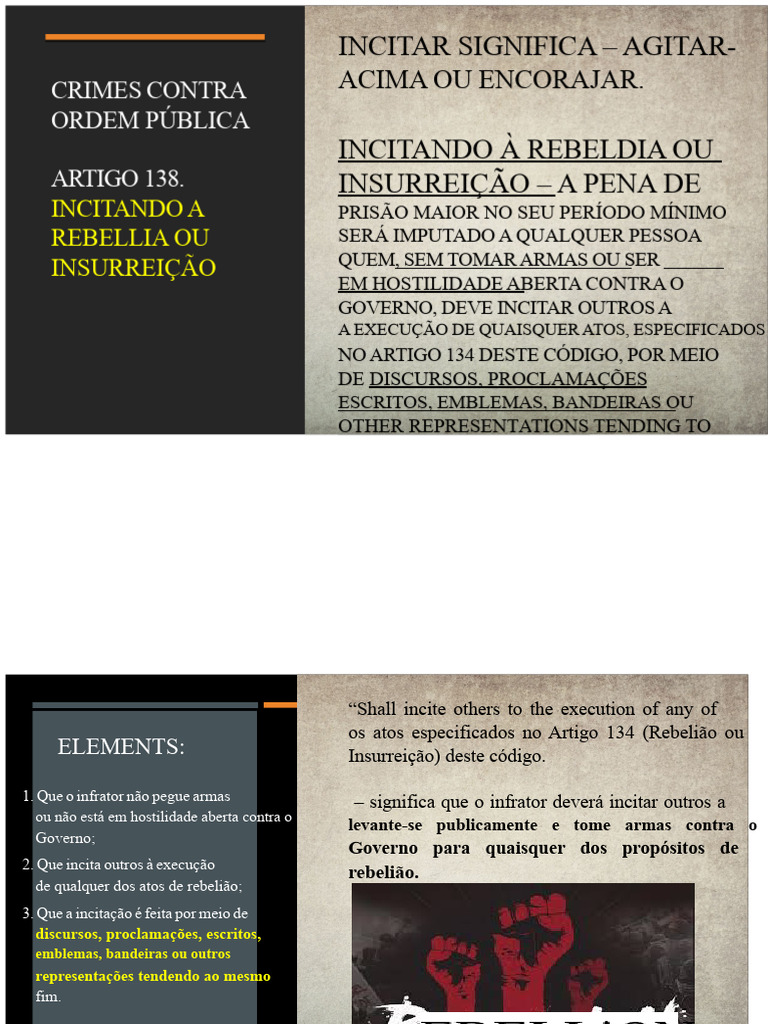 Relatório_Art.138_Incitação à Rebelião | PDF | Justiça | Crime e Violência