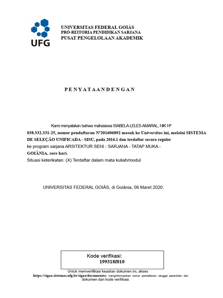 Declaration 201606892 | PDF