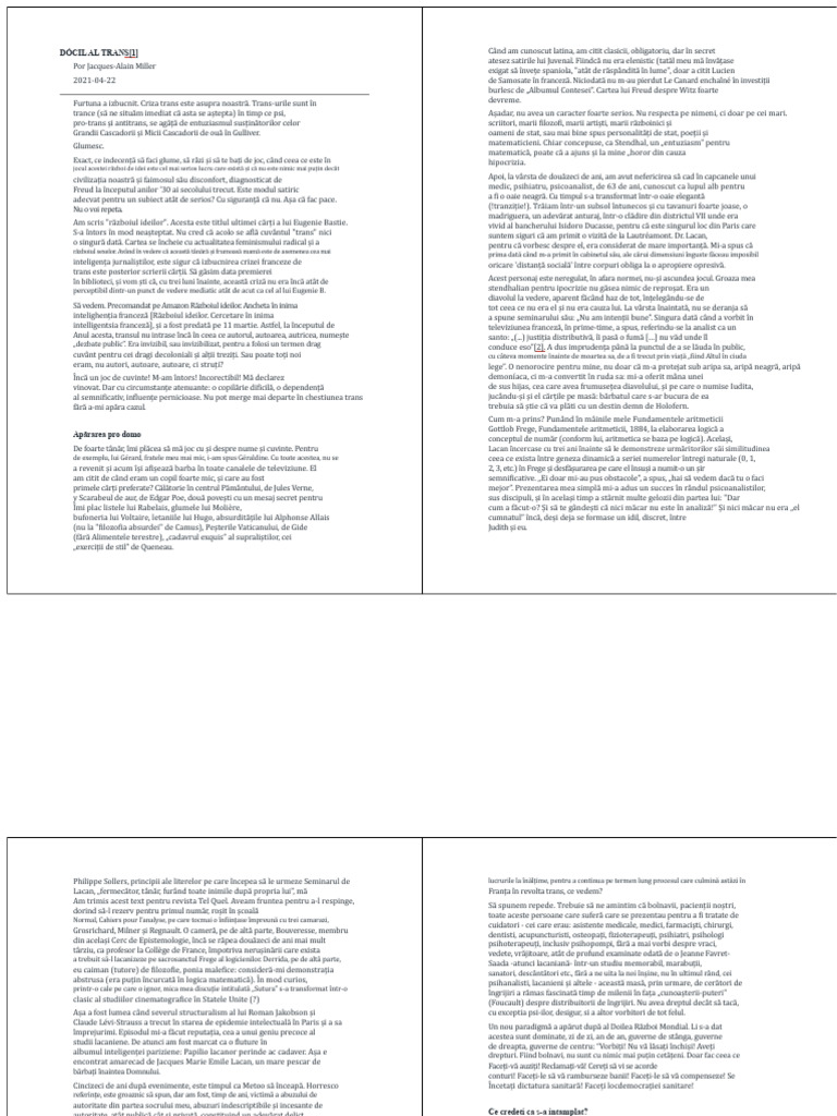Miller JA - Docil Al Trans | PDF