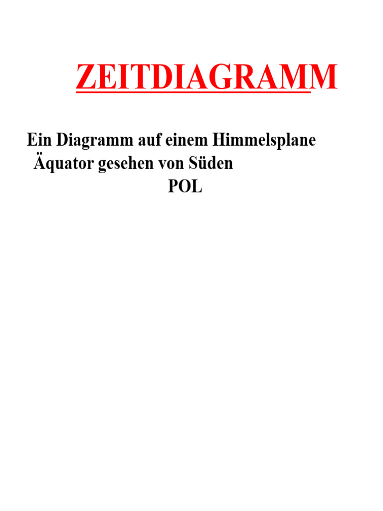 CelNav - Zeitdiagramm | PDF