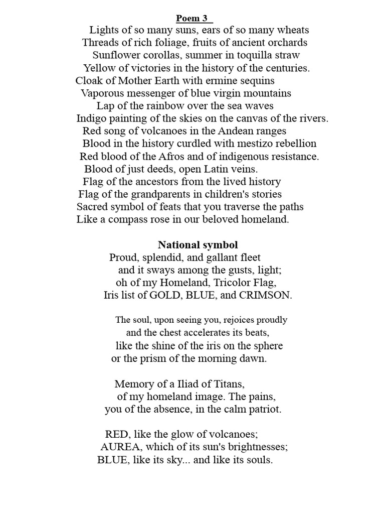 Poem 3 | PDF