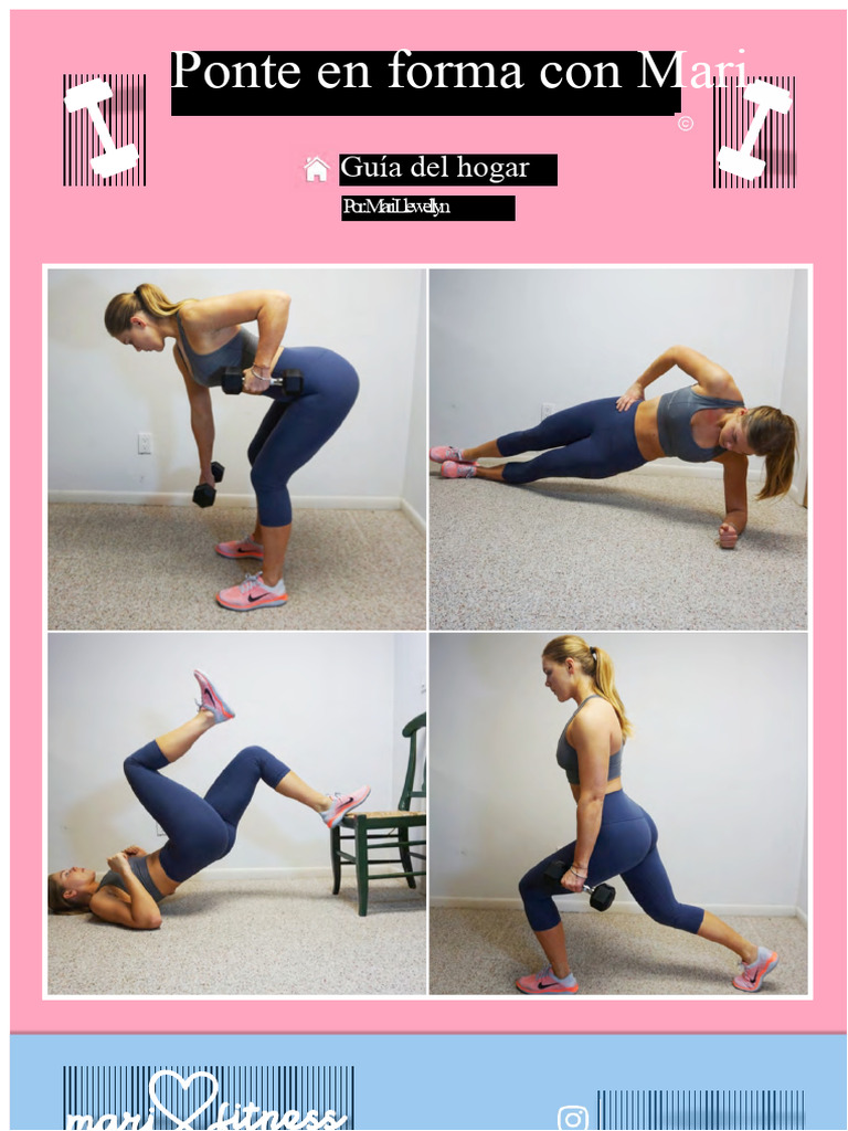 Guía de Fitness en Casa Mari PDF | PDF | Entrenamiento con pesas