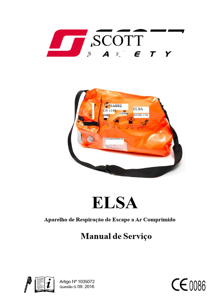 Manual de Serviço do Aparelho ELSA | PDF | Válvula | Respiração