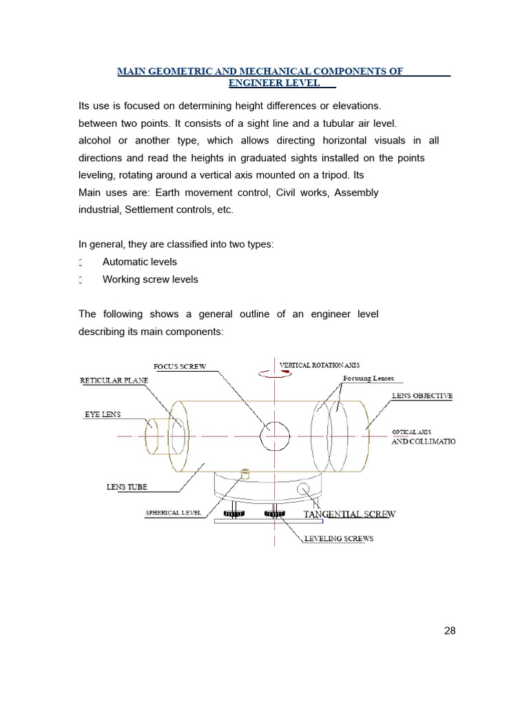 Engineer Level Components and Use Guide | PDF | Tripod (Photography)