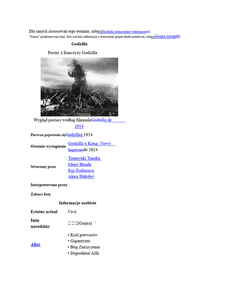 Godzilla | PDF