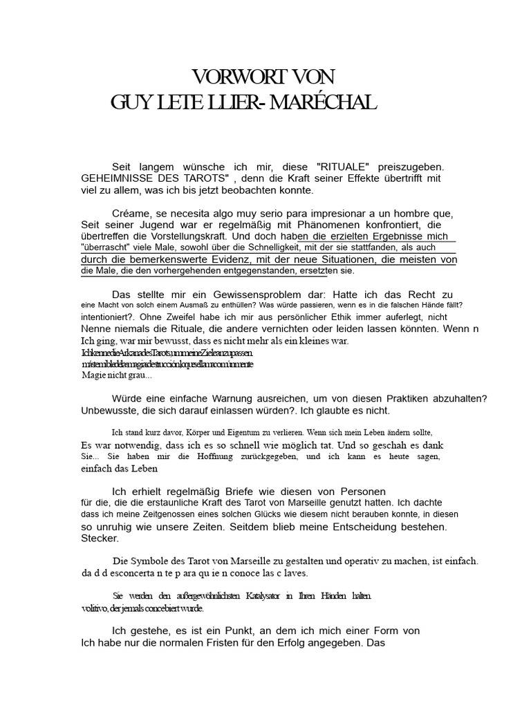Magie Mit Tarot | PDF