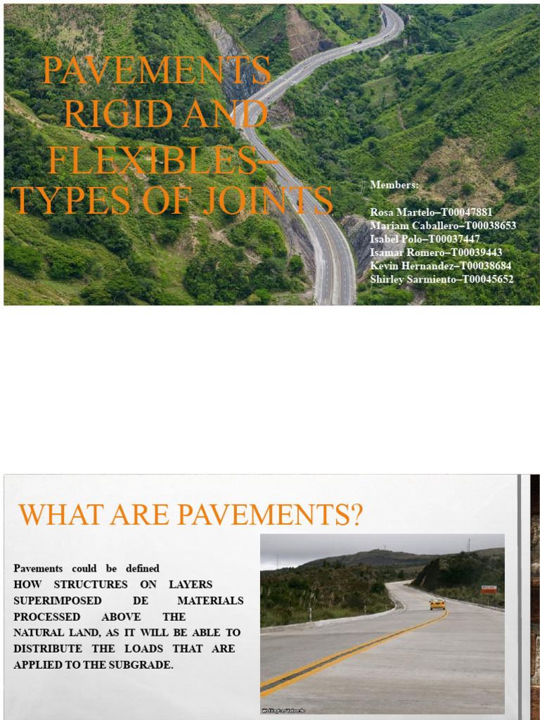 Types of Pavements and Joints Explained | PDF | Road Surface ...