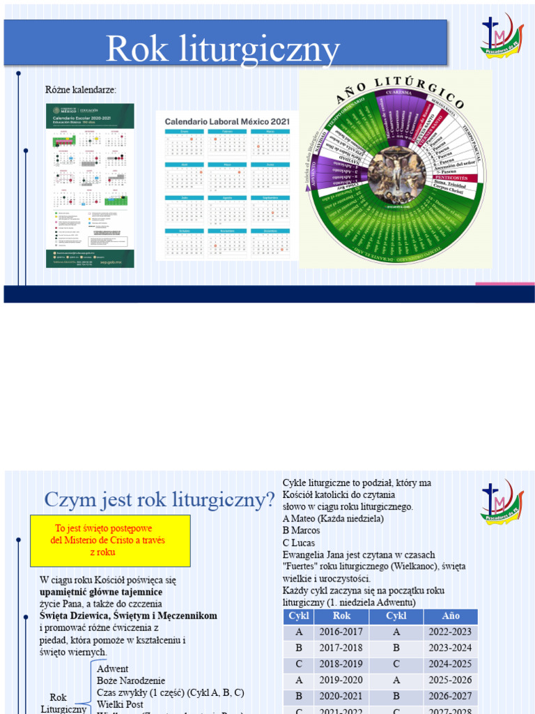 Liturgia 2 Roku Liturgicznego | PDF