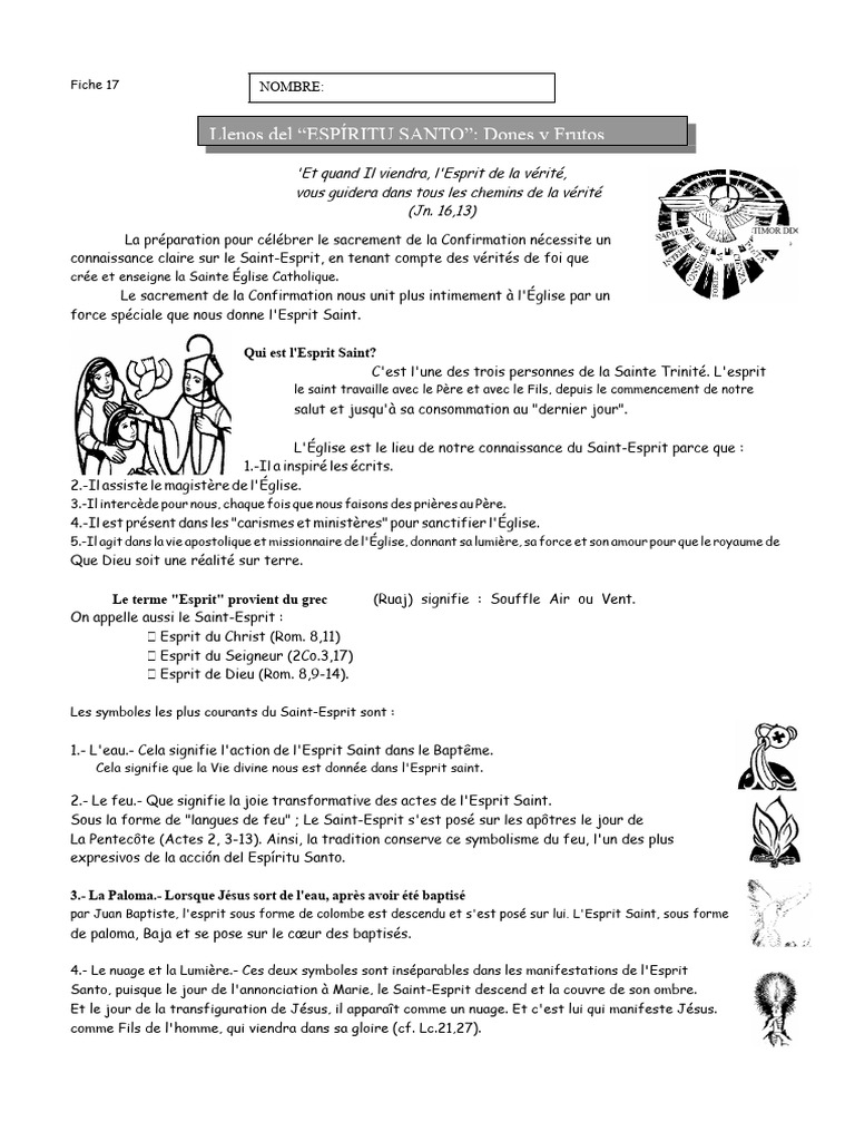 Comprendre le Saint-Esprit et ses dons | PDF | Saint-Esprit | Baptisme