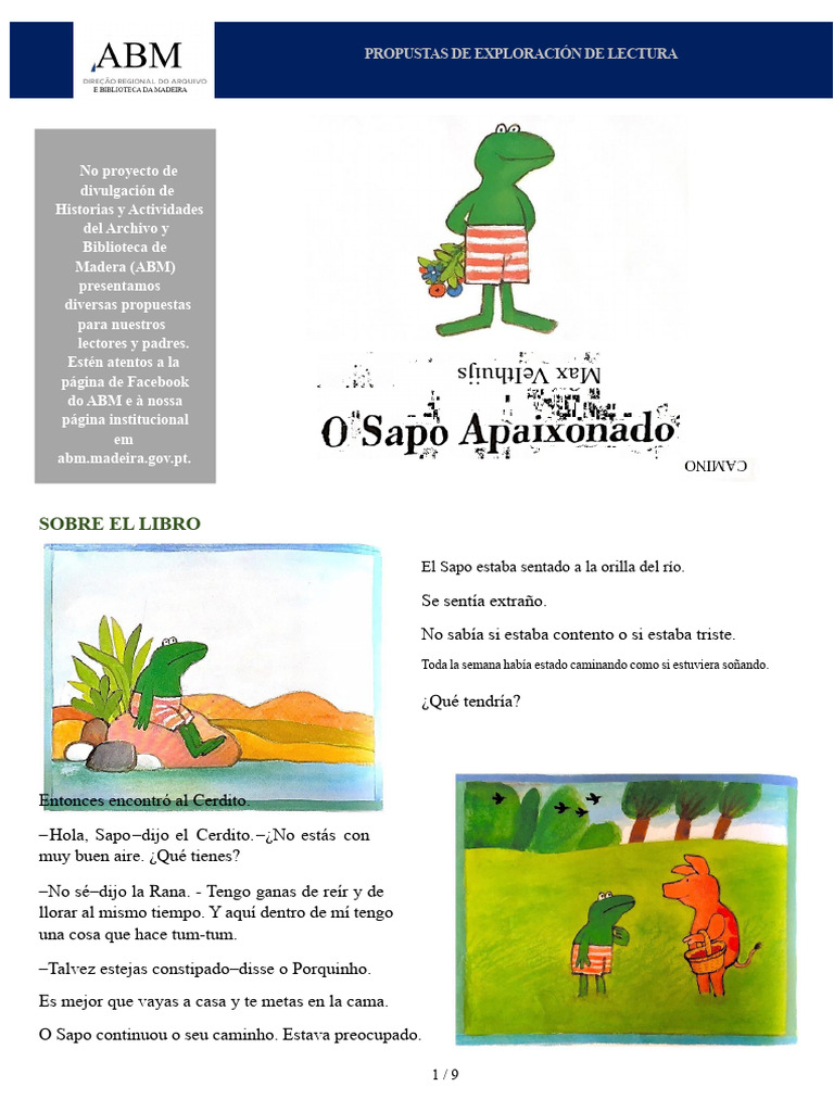 Propuestas de Lectura para Niños | PDF | Anfibio | Rana