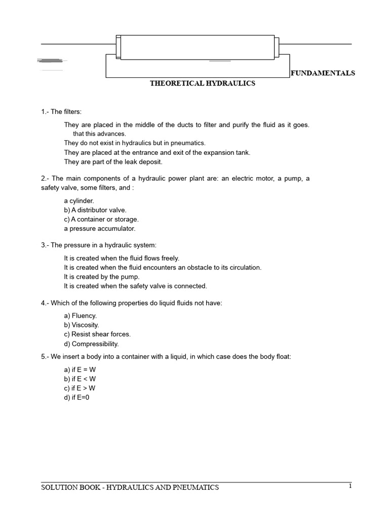 Hydraulic System Fundamentals Guide | PDF | Pump | Pressure Measurement