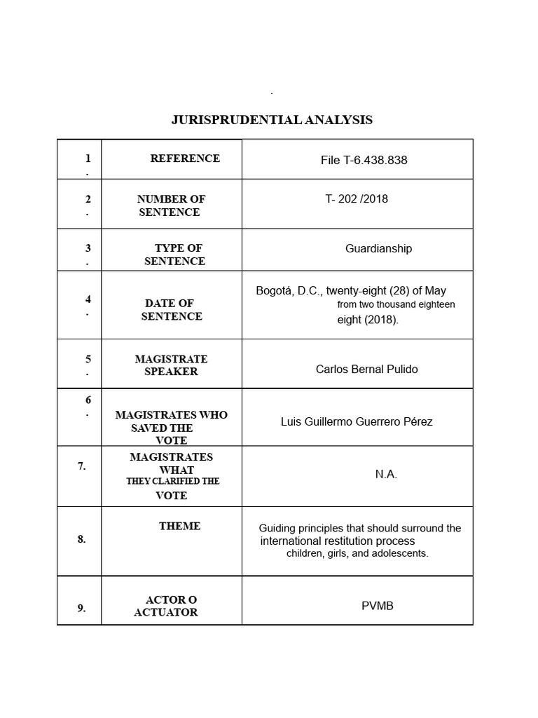 International Child Restitution Case Analysis | PDF | Justice | Crime ...