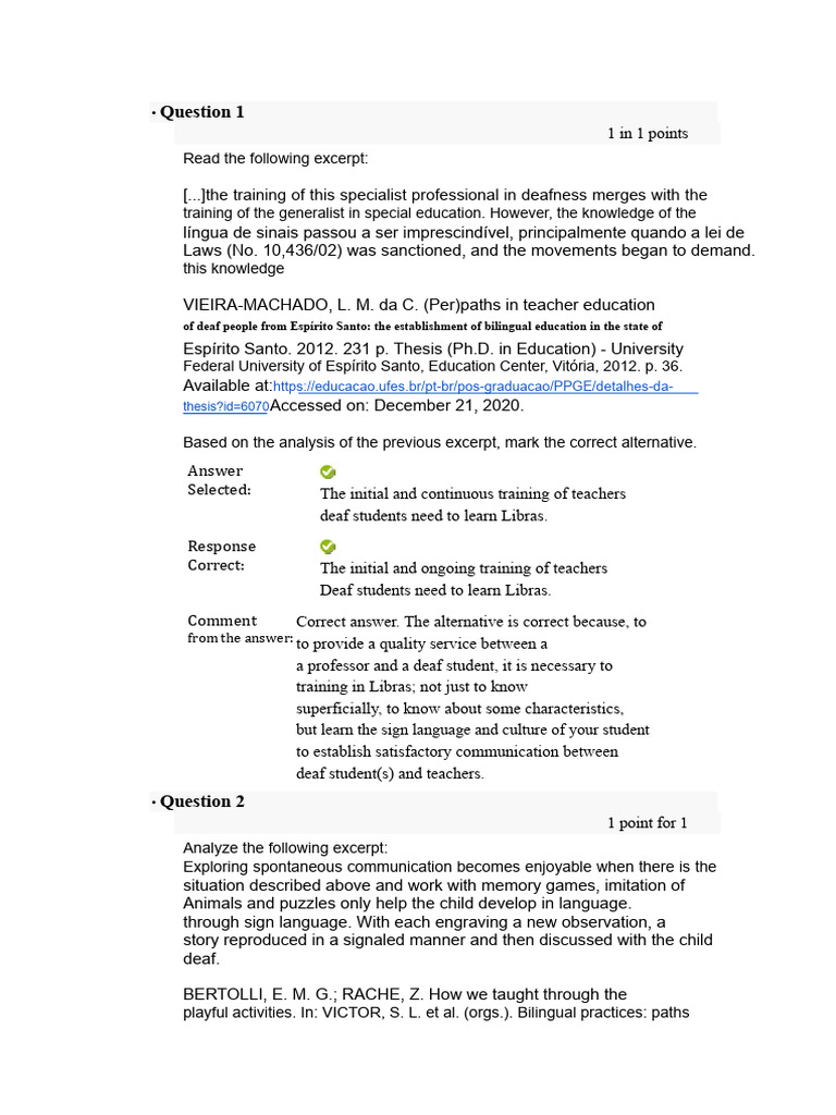 Bilingual Education for Deaf Students | PDF | Sign Language | Deafness