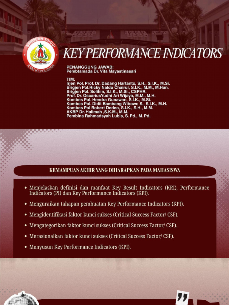 4 MK Key Performance Indicators (KPI) 1 | PDF
