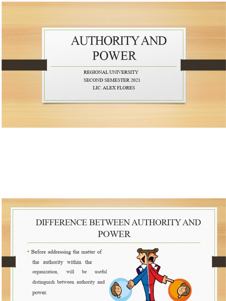 Authority vs. Power in Organizations | PDF | Decision Making | Empowerment