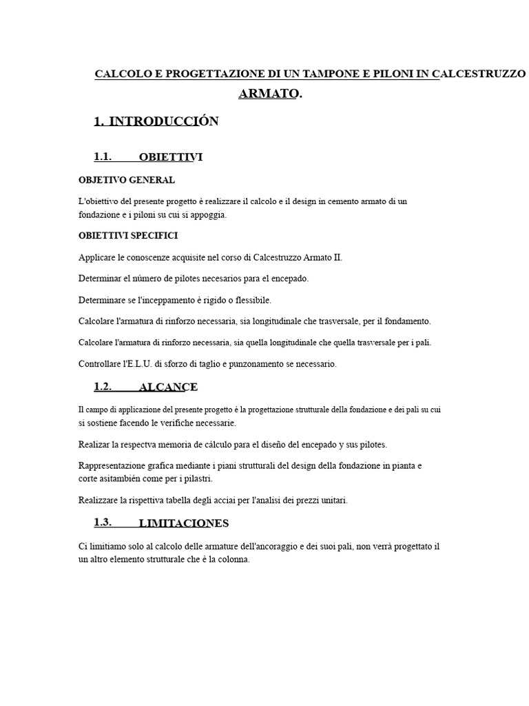 Teoria Dei Casseri e Piloni | PDF