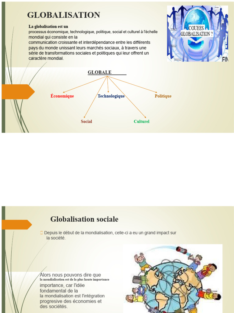 Impact de la Globalisation Sociale | PDF | Globalisation | Enseignement ...
