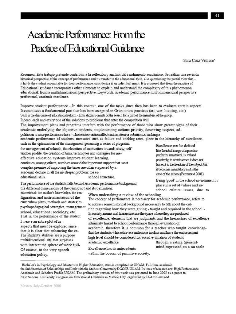 Understanding Academic Performance Factors | PDF | Knowledge | Teachers