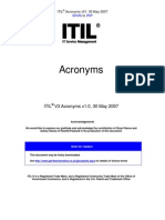 ITILV3 Acronyms English v1 2007