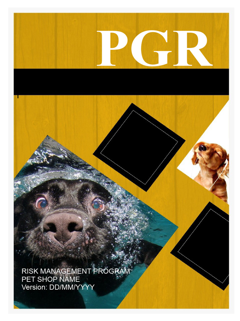 Pet Shop Risk Management Program | PDF | Occupational Safety And Health ...