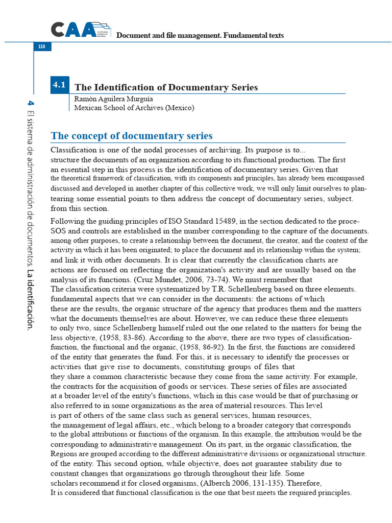 Understanding Documentary Series in Archiving | PDF | System | Evaluation
