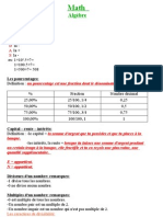 Résumé de Mathématique 1ere Rénové - 2012