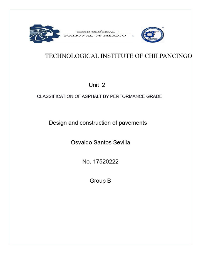 Classification of Asphalt by Performance Grade | PDF | Materials ...