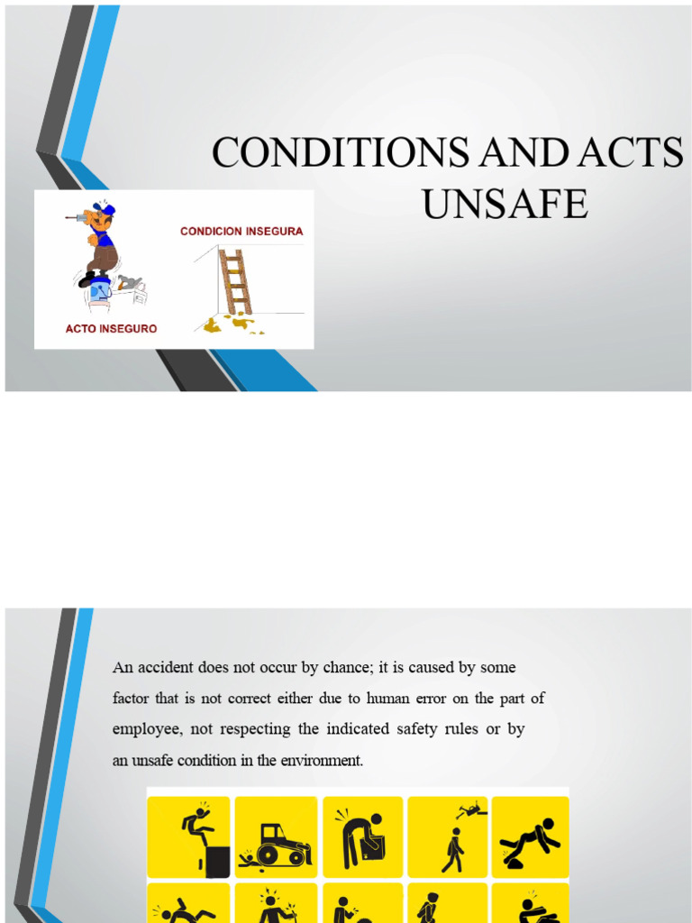 Identifying Unsafe Acts and Conditions | PDF | Personal Protective ...